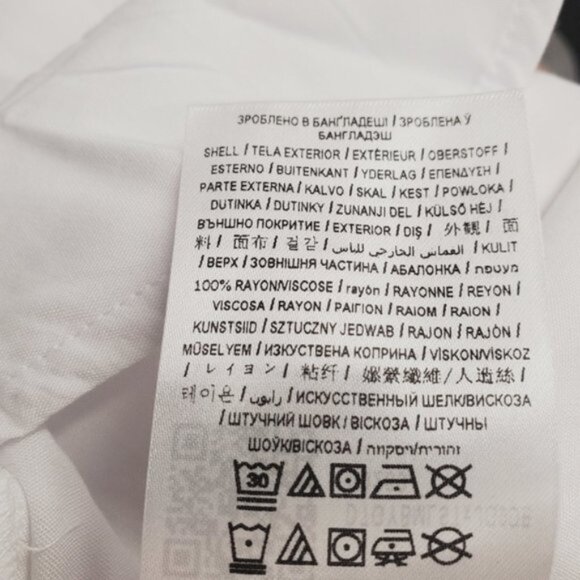 NWT Guess Los Angeles White Challis Robe Dress - Picture 7 of 14